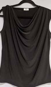 Creative design works inc Slouchy neck stretchy top